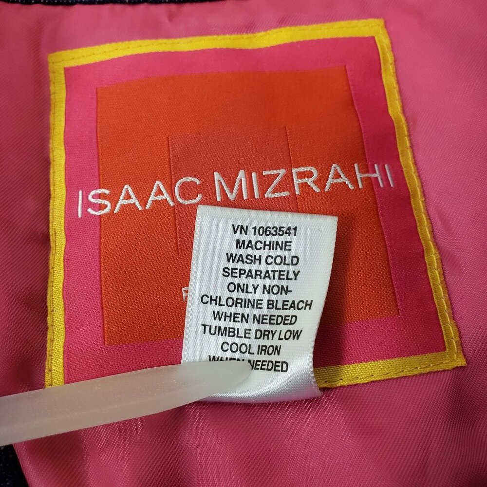 Isaac Mizrahi for Target Womens Denim Jacket Pink Lining Size L - Picture 6 of 9
